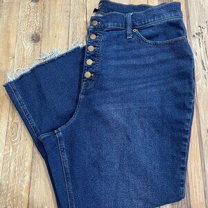 J. Crew Factory High Rise Dark Indigo Jeans
